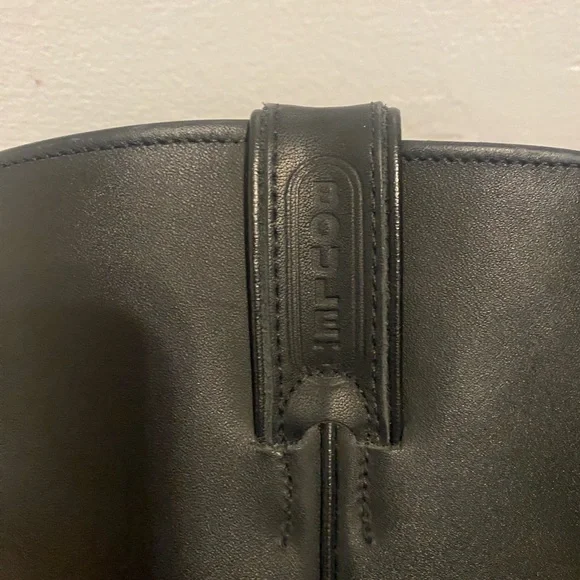 Boulet Men’s Black Leather Motorcycle Biker Boots - Picture 6 of 9